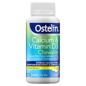 Ostelin Vitamin D & Calcium 60 Chewable Tablet