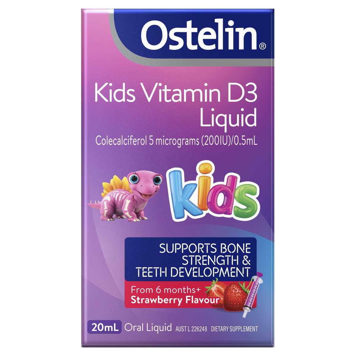 Ostelin Kids Vitamin D Liquid 20ml