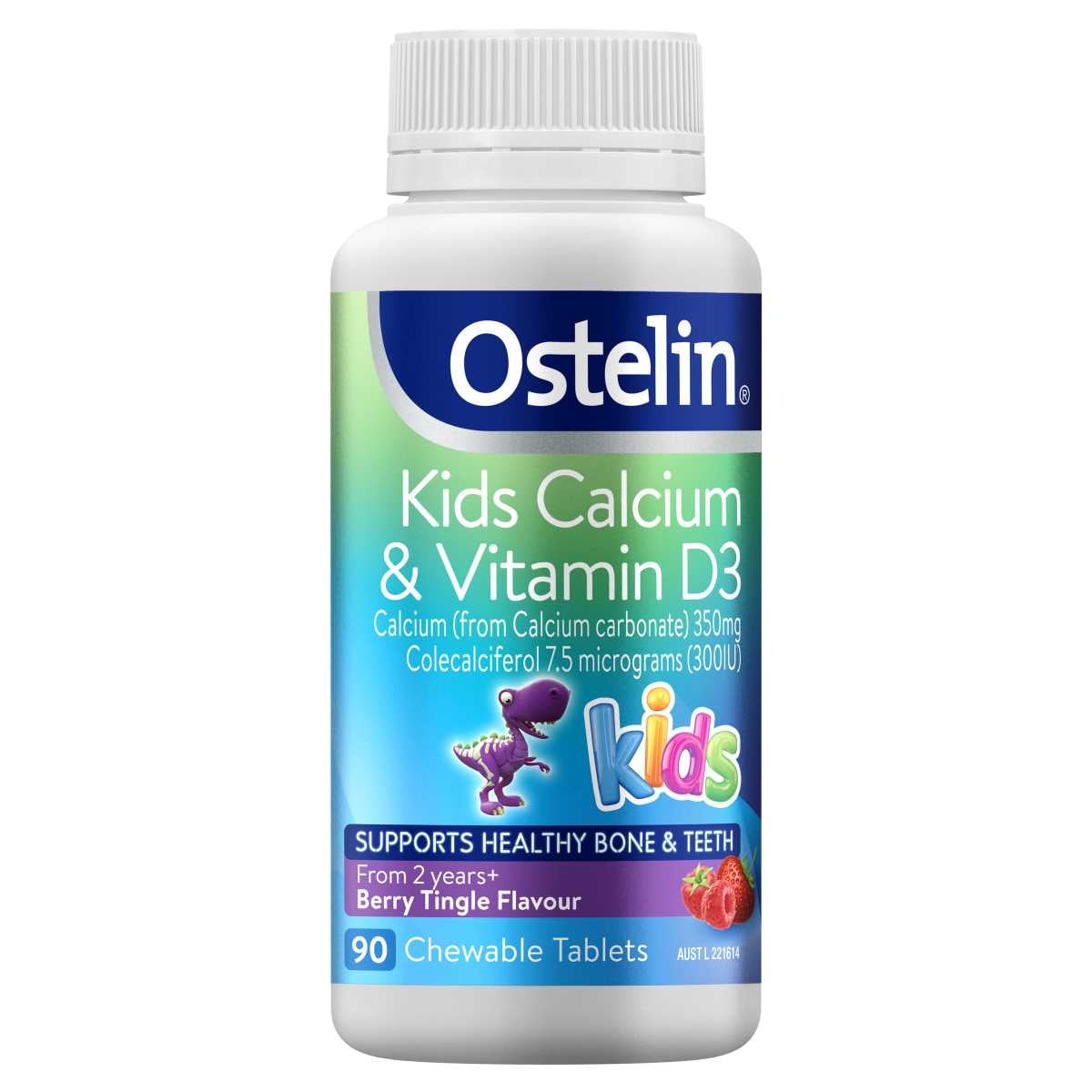 Ostelin Kids Vitamin D & Calcium 90 Chewable Tablets