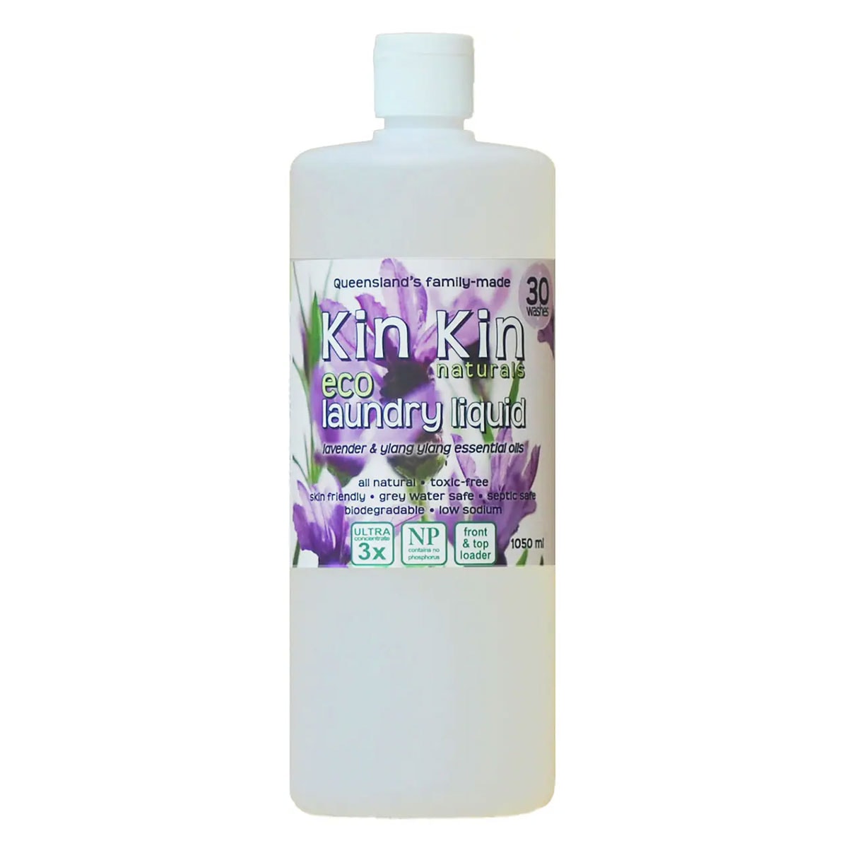 Kin Kin Naturals Eco Laundry Liquid Lavender and Ylang 1050ml