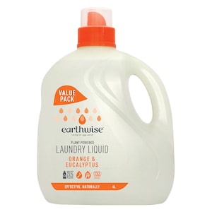 Earthwise Laundry Liquid Orange & Eucalyptus 4L