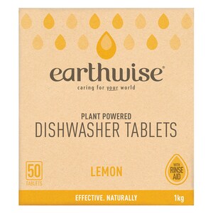 Earthwise Dishwasher Tablets Lemon 50 Pack