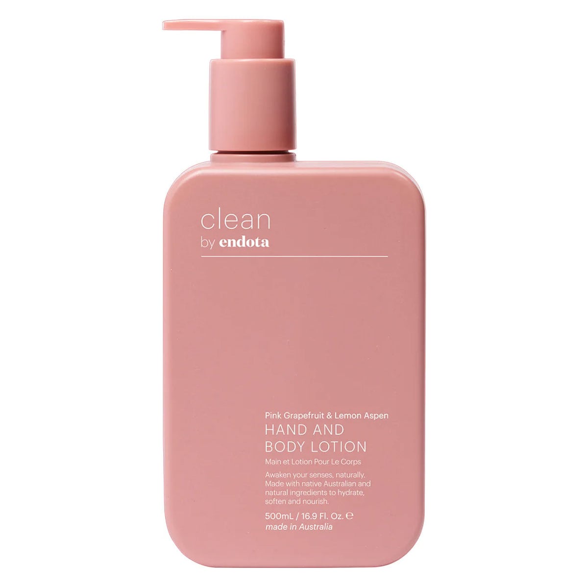 Endota Clean Pink Grapefruit & Lemon Aspen Hand & Body Lotion 500ml