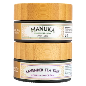 Pure Oils of Tasmania Double Cream Gift Set - Lavender Tea Tree + Manuka