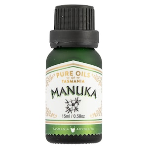 Pure Oils of Tasmania Pure Manuka Essential Oil in Bamboo Box 15ml