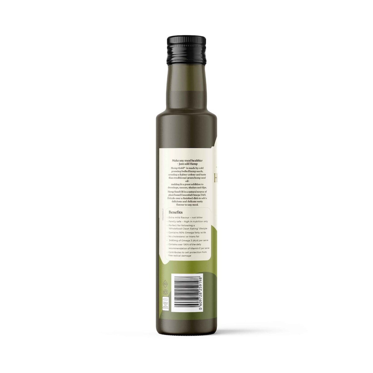 Hemp Foods Australia Organic Hemp Gold Seed Oil 500ml