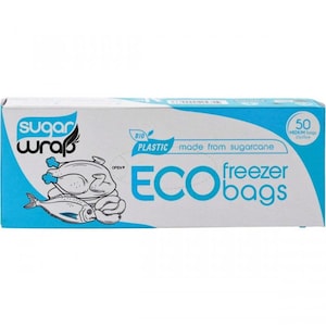 Sugarwrap Eco Freezer Bags Medium 50 Pack