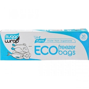 Sugarwrap Eco Freezer Bags Large 50 Pack
