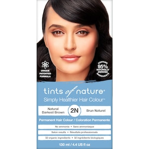 Tints of Nature 2N Natural Darkest Brown Permanent Hair Colour 130ml