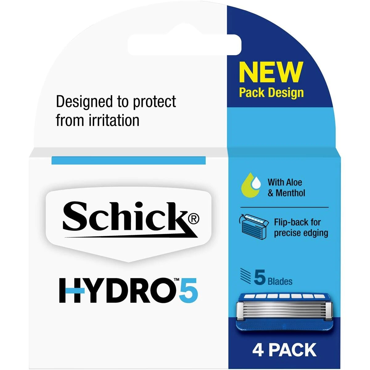 Schick Hydro 5 Razor Refill Cartridges 4 Pack