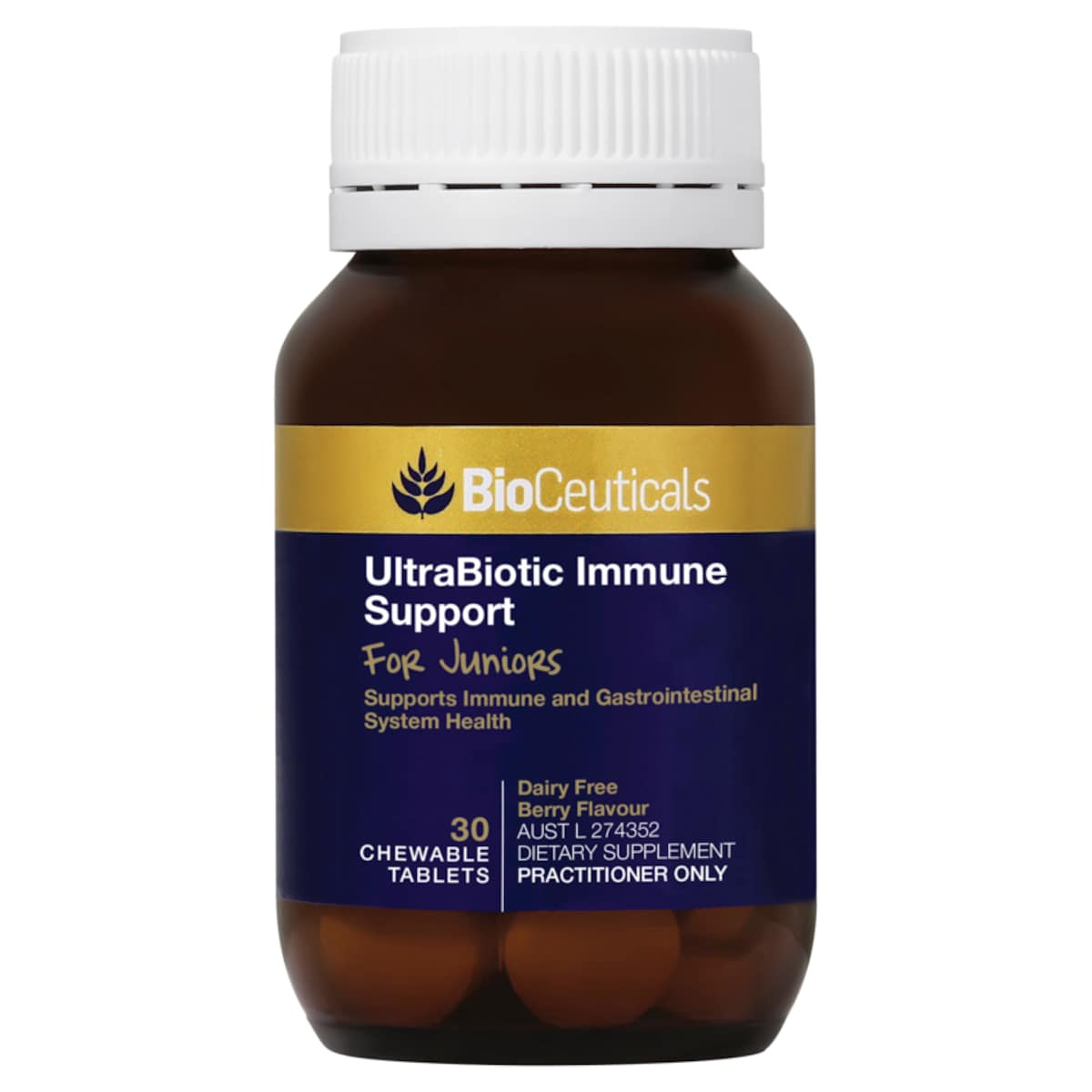 BioCeuticals UltraBiotic Immune Junior 30 Tablets