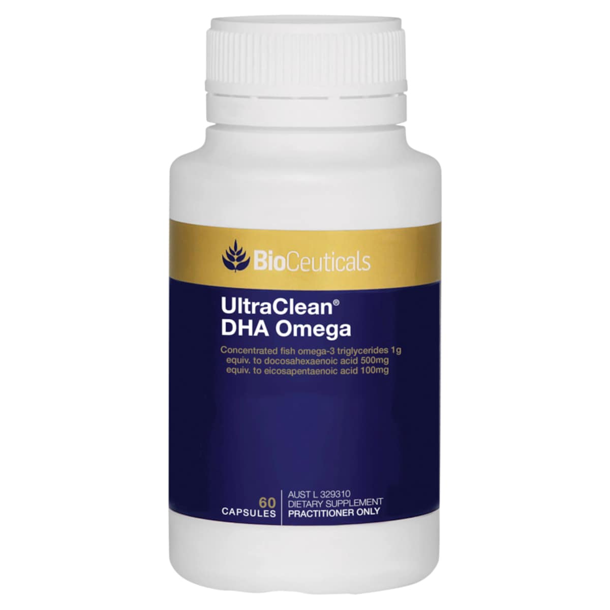 BioCeuticals UltraClean DHA Omega 60 Capsules