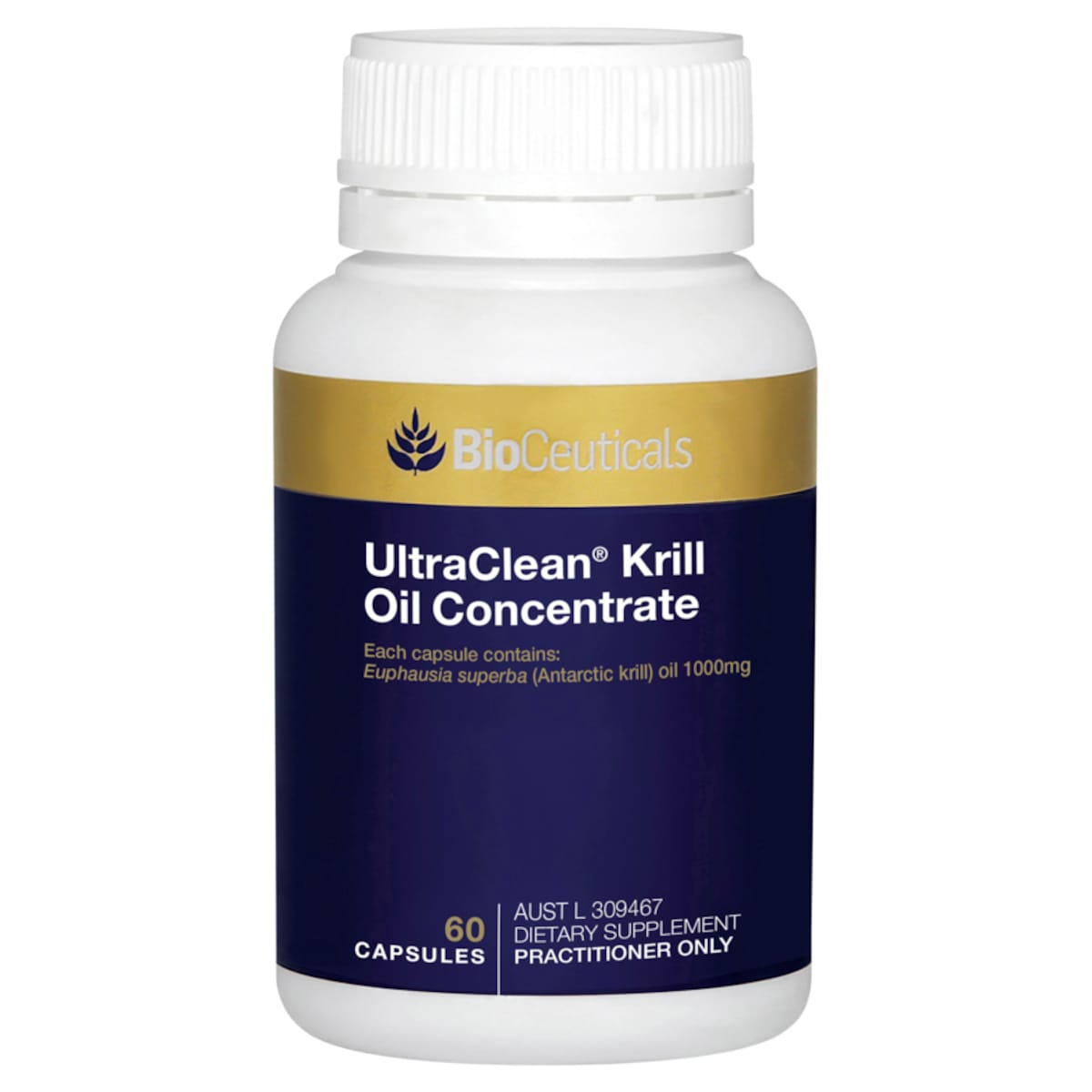 BioCeuticals UltraClean Krill Oil Concentrate 60 Capsules