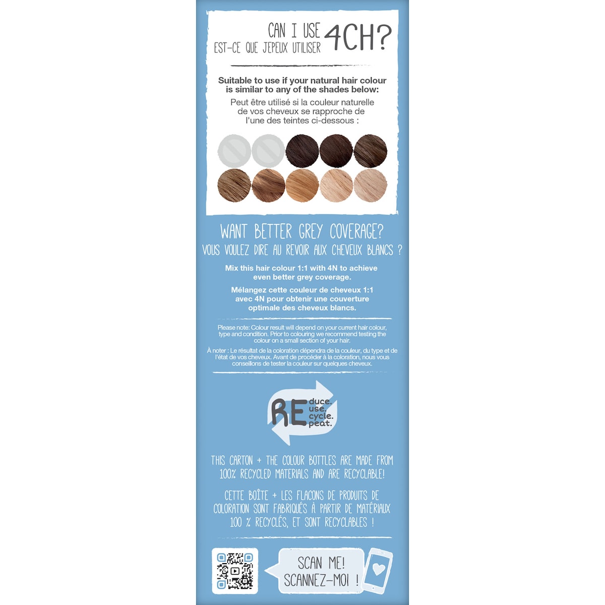 Tints of Nature 4CH Rich Chocolate Brown Permanent Hair Colour 130ml