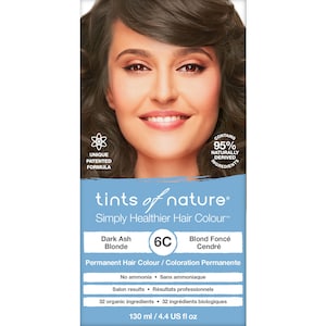 Tints of Nature 6C Dark Ash Blonde Permanent Hair Colour 130ml