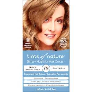 Tints of Nature 7N Natural Medium Blonde Permanent Hair Colour 130ml