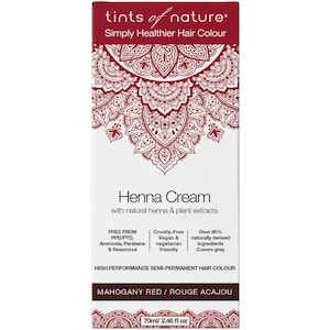 Tints of Nature Henna Cream Mahogany Red 70ml