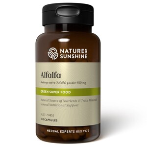 Nature's Sunshine Alfalfa 450mg 100 Capsules
