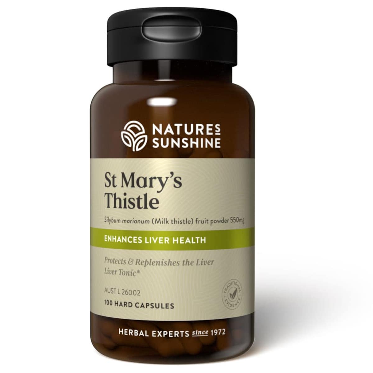 Nature's Sunshine St Marys Thistle 550mg 100 Capsules