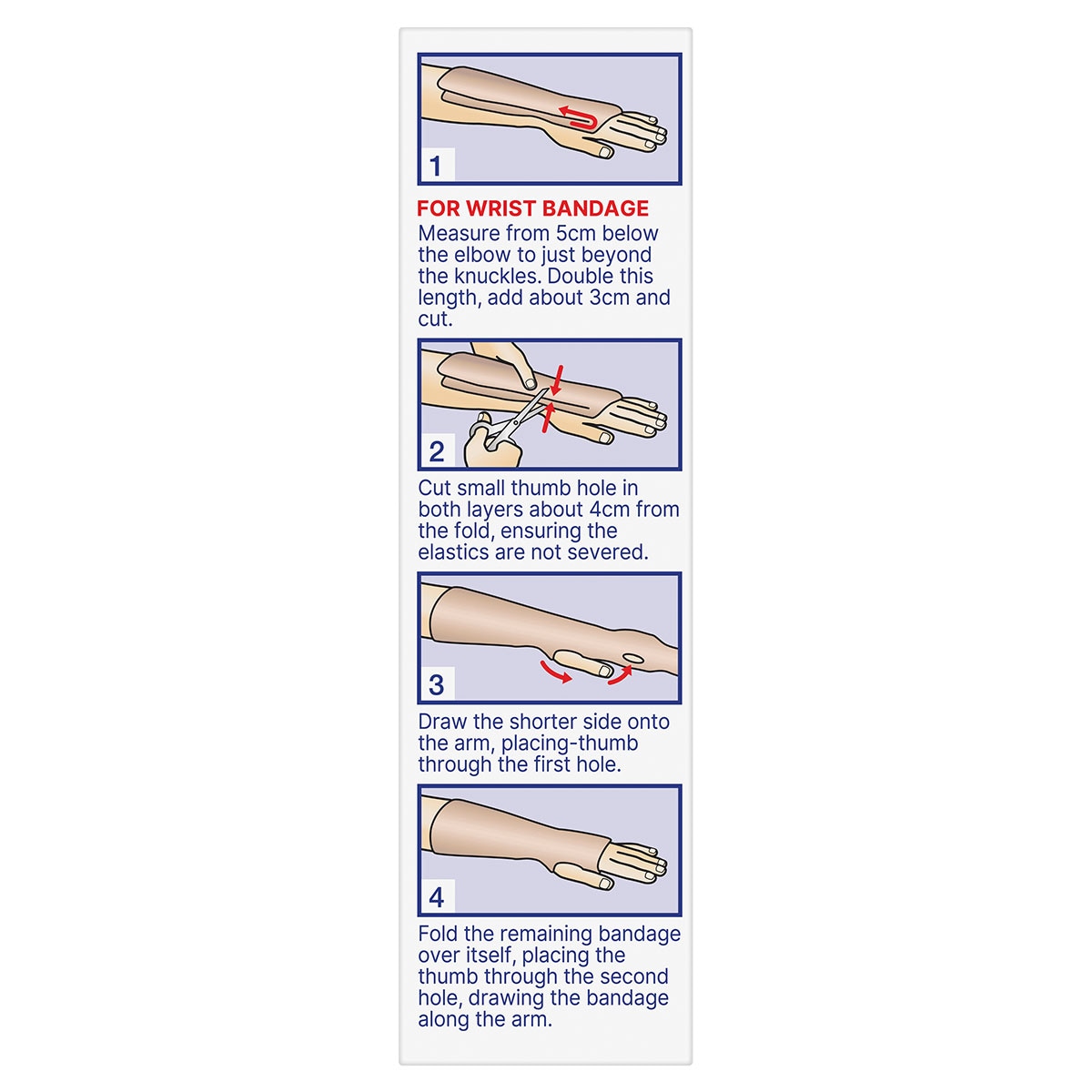 Elastoplast Elastic Tubular Support Bandage Size D 1m