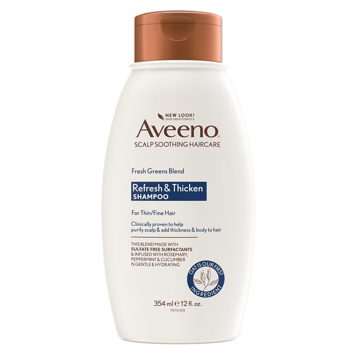 Aveeno Fresh Greens Shampoo 354ml