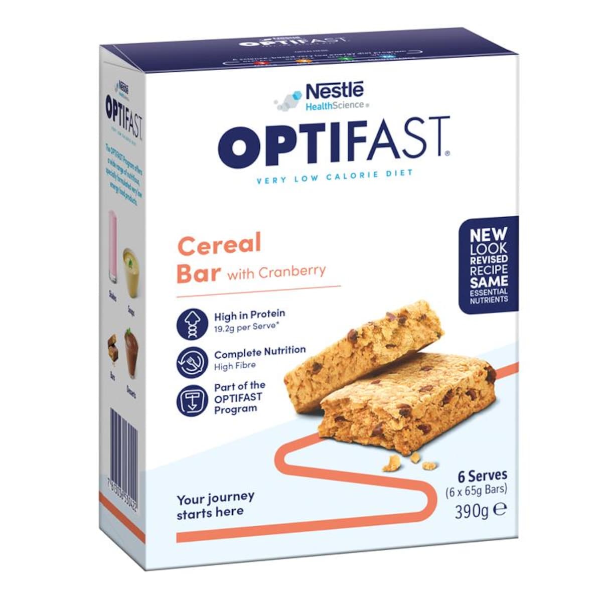 Optifast Vlcd Bars Cereal 6 x 65g