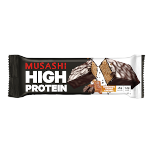 Musashi High Protein Bar Dark Choc Salted Caramel