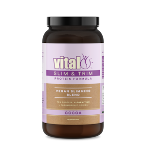 Vital Slim & Trim Protein Formula Vegan Slimming Blend Cacoa 500g