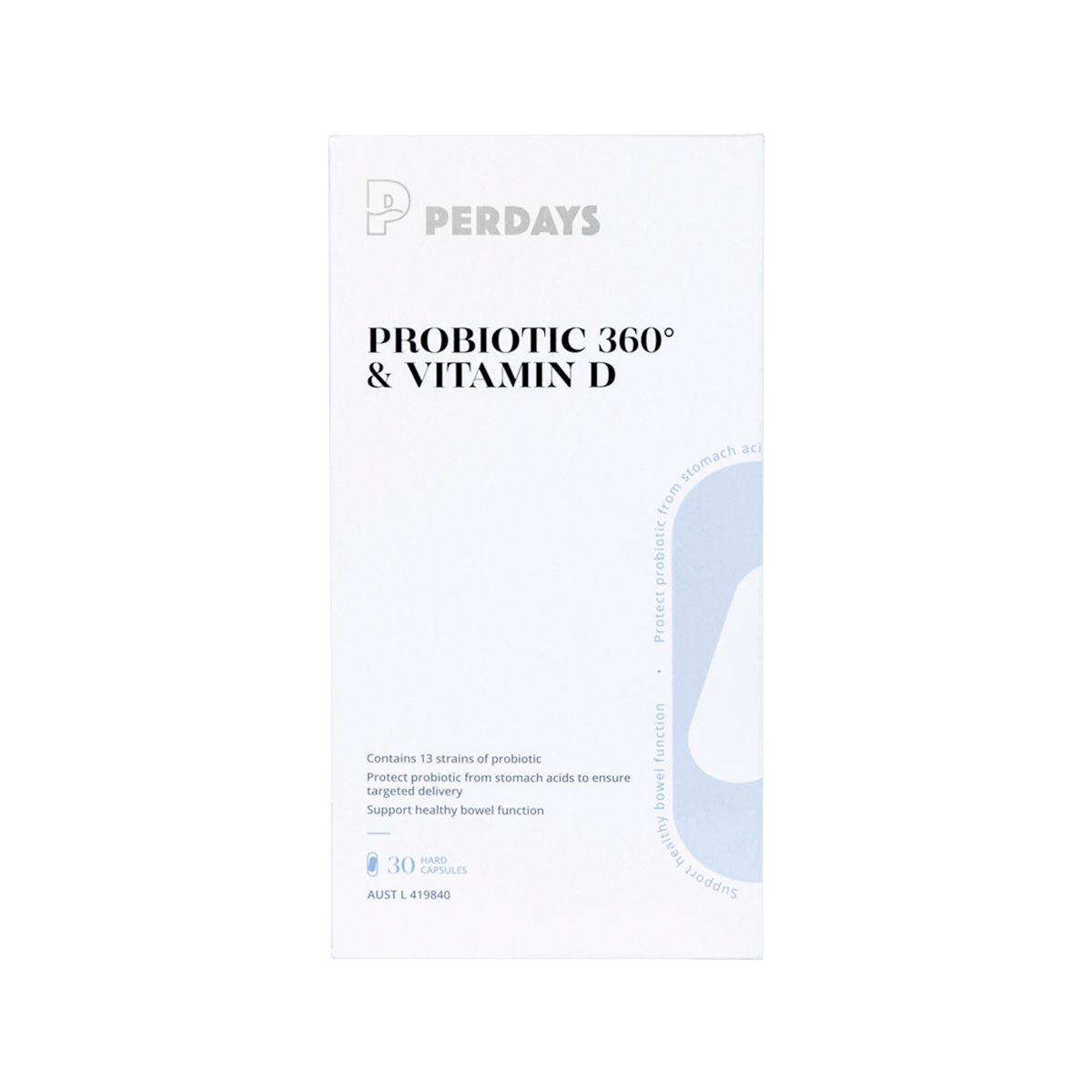 Perdays Pregnancy Probiotic 360 & Vitamin D 30 capsules