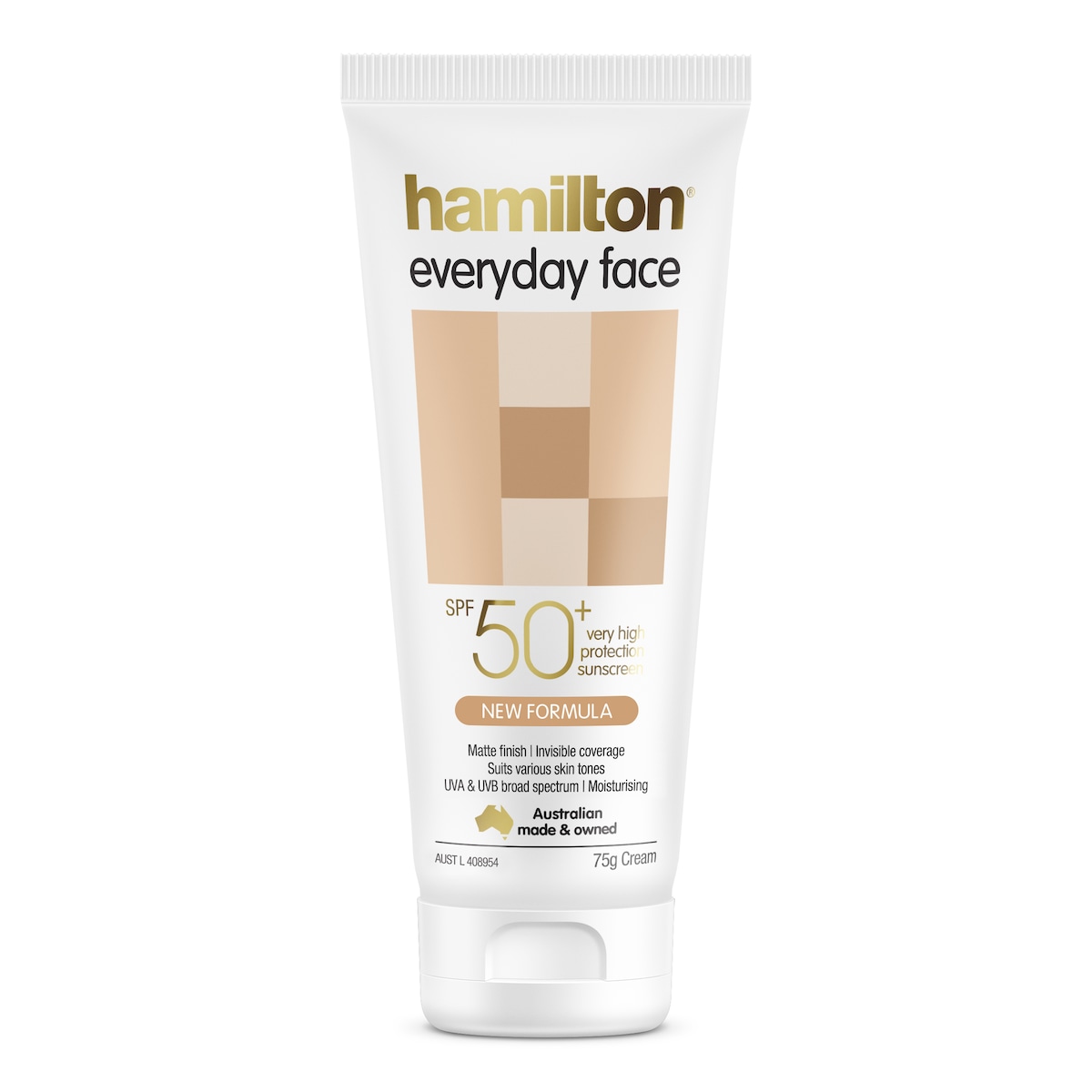 Hamilton Sunscreen Everyday Face Lotion SPF 50+ 75g