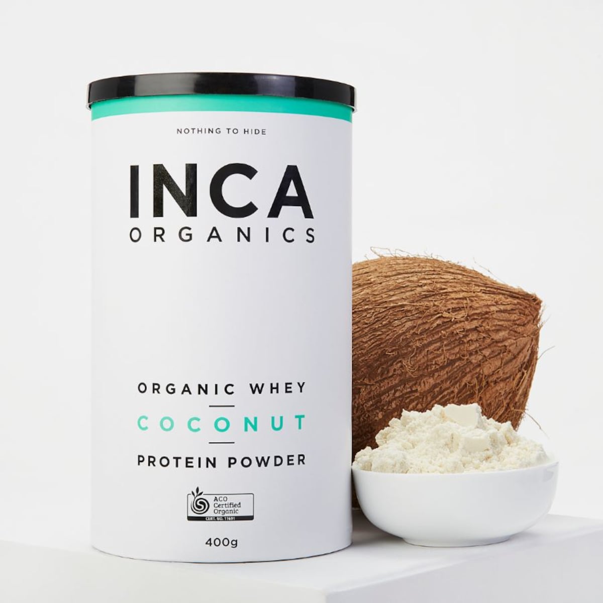 Inca Organics Organic Whey Coconut Protein Powder 400g