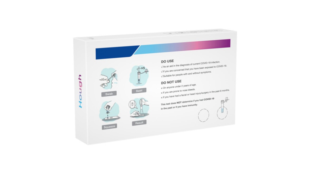 SARS-CoV-2 Antigen Rapid Test Kit Nasal Swab - 2pk
