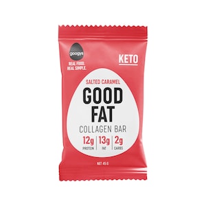 Googy's Good Fat Collagen Bar Salted Caramel 45g
