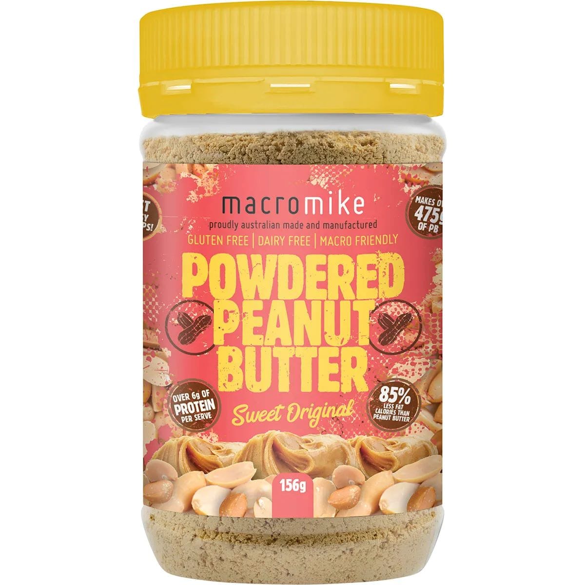 Macro Mike V2 Original Powdered Peanut Butter 156g