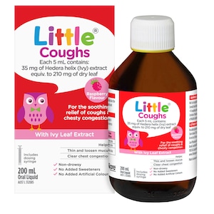 Little Coughs for Babies 6 Months+ Raspberry 200ml