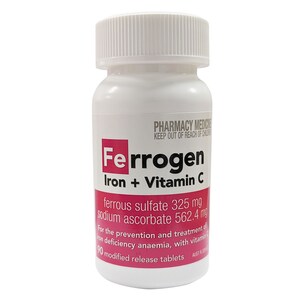 Ferrogen Iron + Vitamin C 90 Tablets