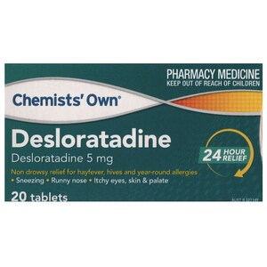 Chemists Own Desloratadine 5mg 20 Tablets