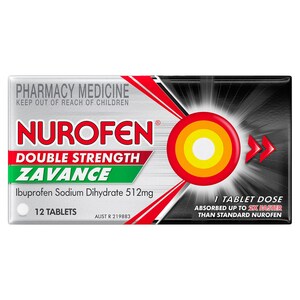 Nurofen Double Strength Zavance  (512mg) 12 Tablets