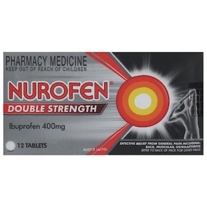 Nurofen Double Strength Ibuprofen (400mg) 12 Tablets