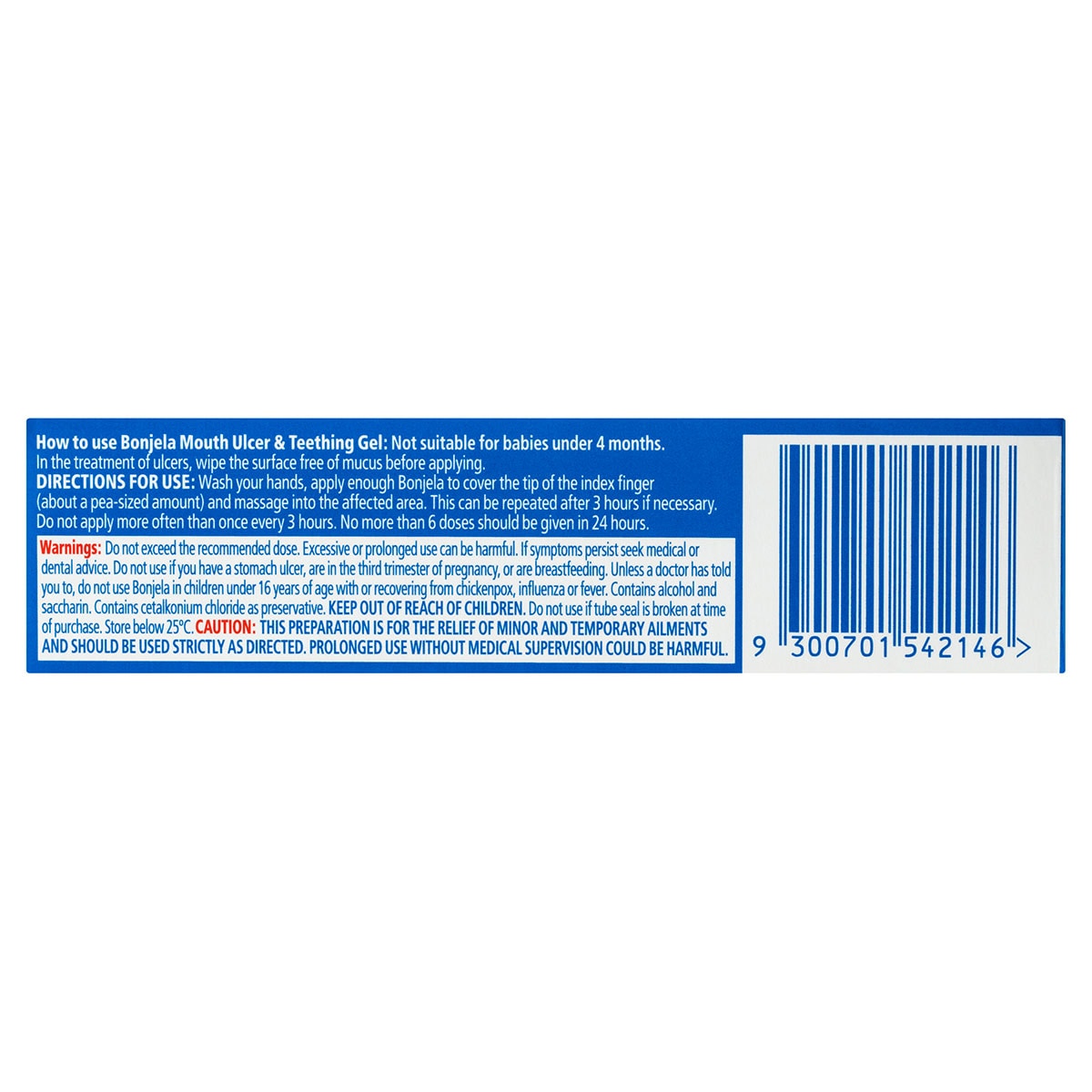 Bonjela Mouth Ulcer & Teething Gel 15g