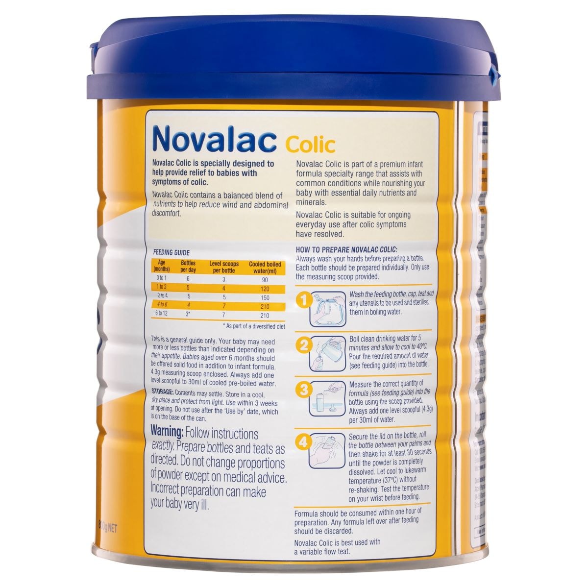 Novalac Colic Infant Formula 800g