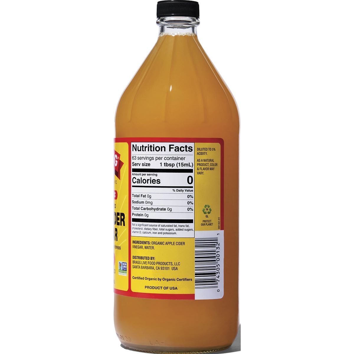 Braggs Organic Apple Cider Vinegar 946ml