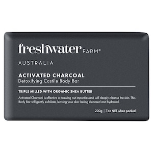 Freshwater Farm Activated Charcoal Body Bar 200g