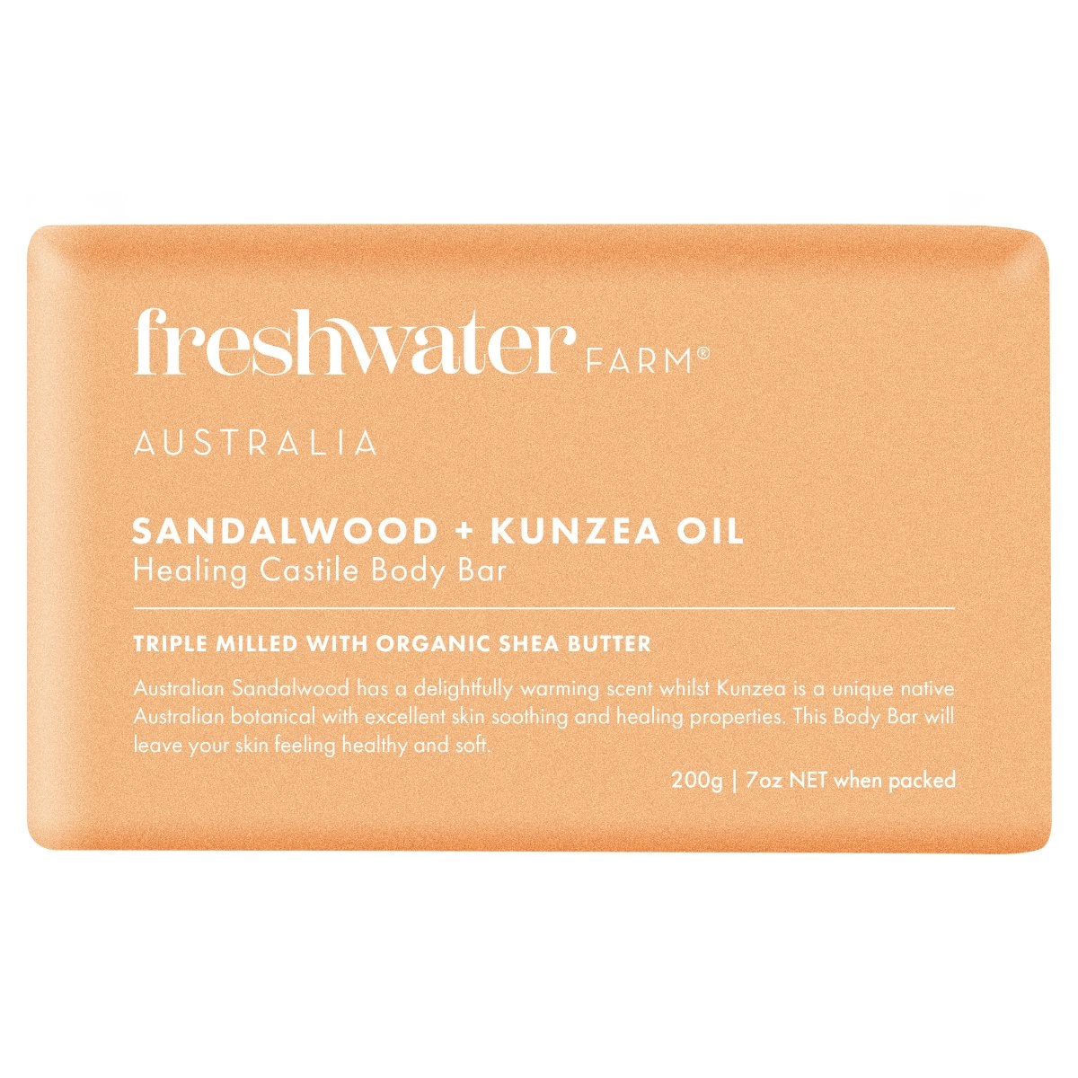 Freshwater Farm Kunzea Sandalwood Oil Body Bar 200g