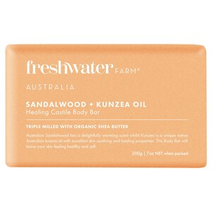 Freshwater Farm Kunzea Sandalwood Oil Body Bar 200g