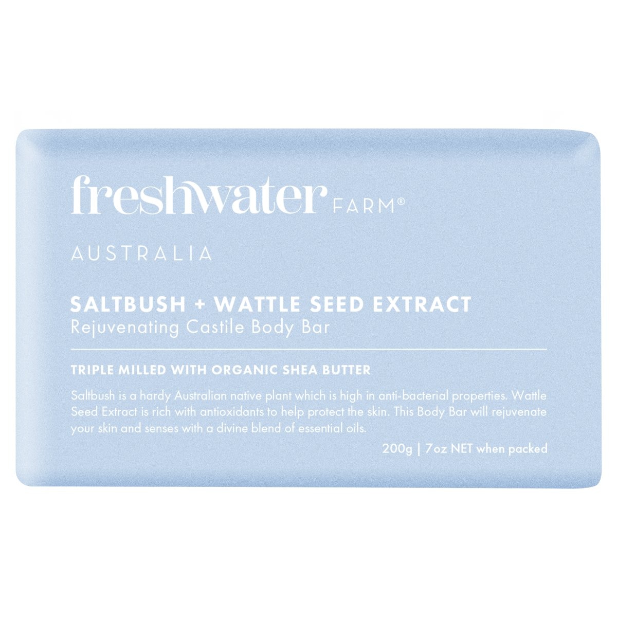 Freshwater Farm Saltbush + Wattle Body Bar 200g