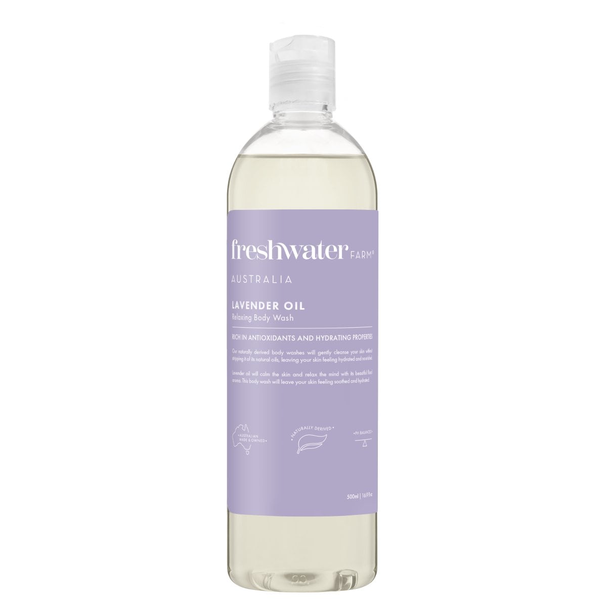 Freshwater Farm Lavender Oil Body Wash 500ml