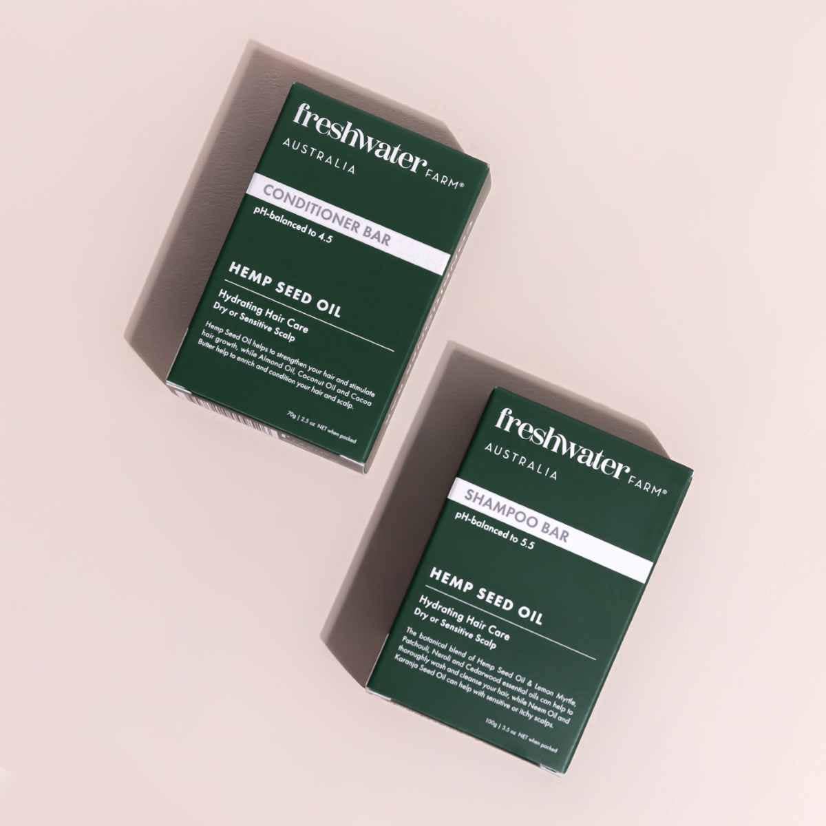 Freshwater Farm Hydrating Hemp Seed Oil Shampoo Bar 100g