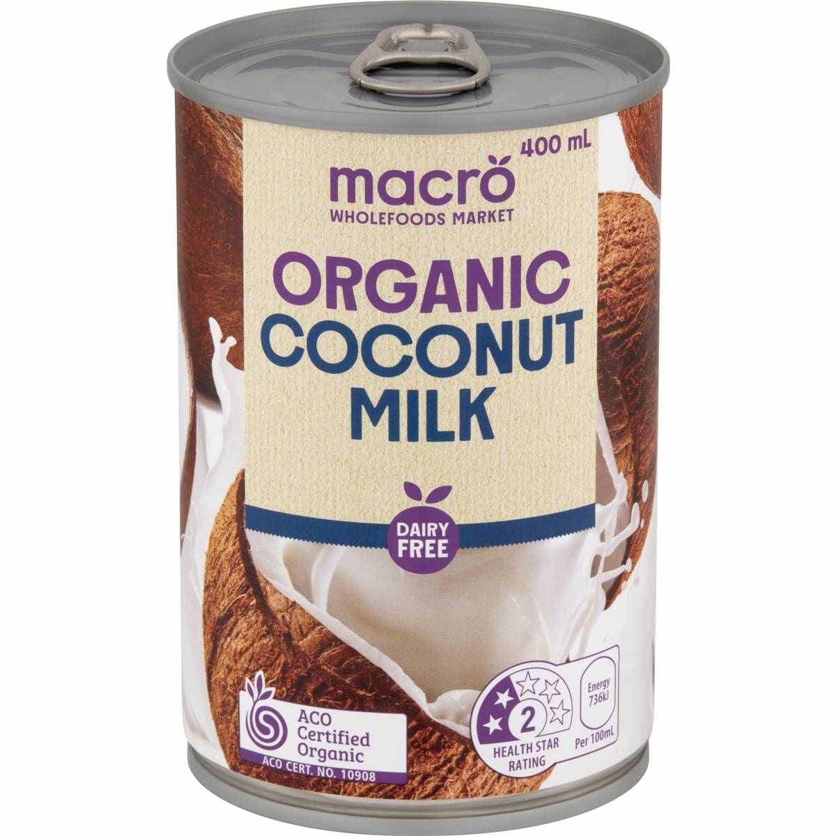 Macro Organic Coconut Milk 400ml