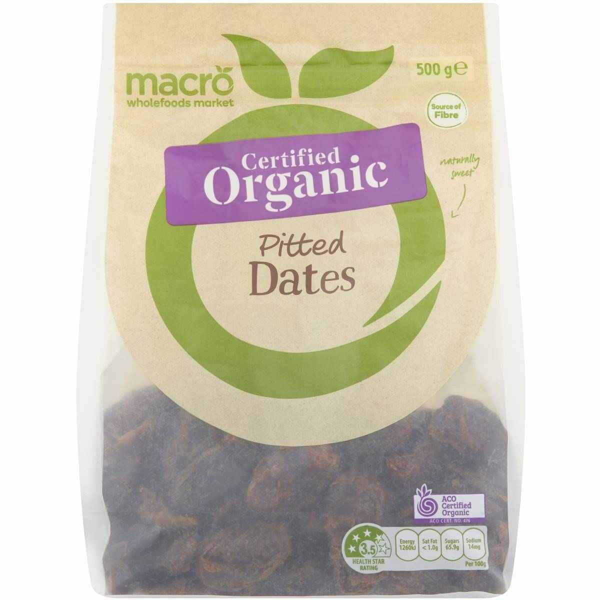 Macro Organic Dates 500g